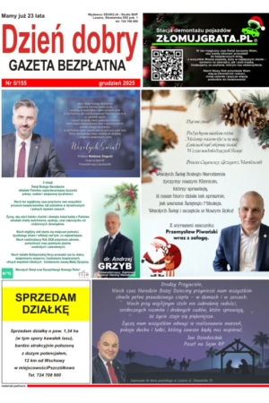Okładka gazety DZIEŃ DOBRY